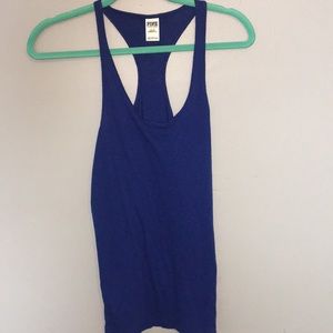 Racer back Navy Tank